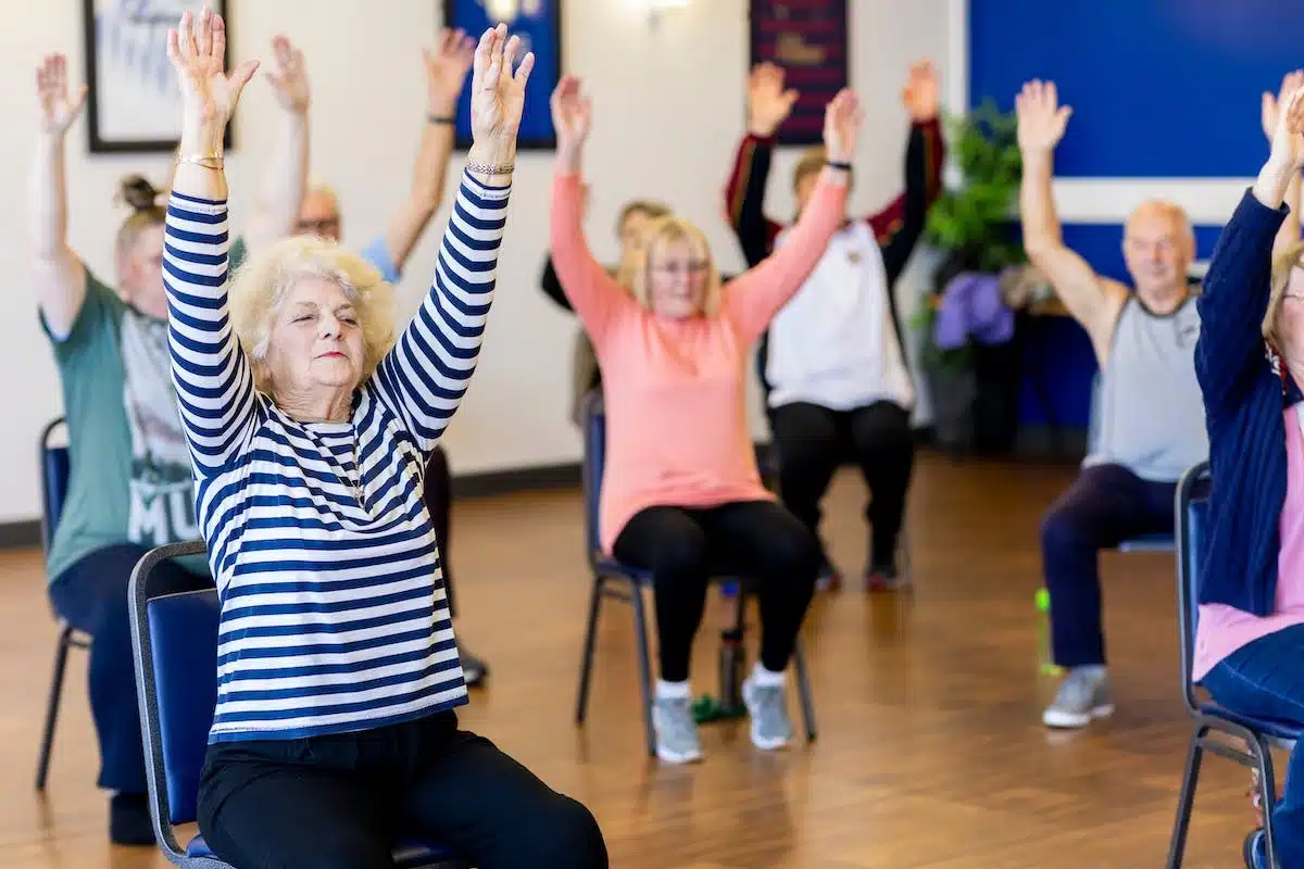 seniors exercising